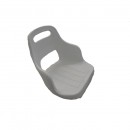 Κάθισμα Πλαστικό Λευκό Διαστάσεων 51x47x45cm - EVAL 01776