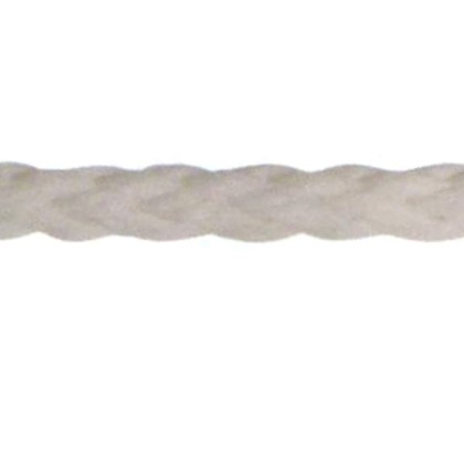 Σχοινί Πλεκτό Πολυαιθυλενίου Διαμέτρου 8mm σε Λευκό Χρώμα - EVAL