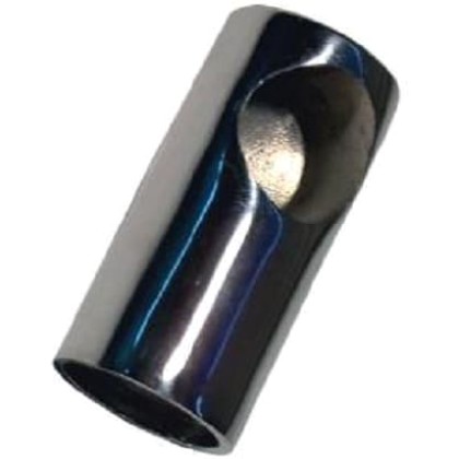 Τελείωμα Inox Σωλήνα Τυφλό για Κάγκελο και Κουπαστή Μήκους 55mm 