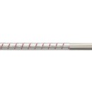 Λαστιχόσκοινο Πολυεστερικό Λευκό Κόκκινο Διαμέτρου 4mm