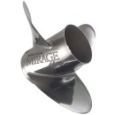 Προπέλα Inox Τρίφτερη Δεξιόστροφη Mirage Plus R15 για Κινητήρες 