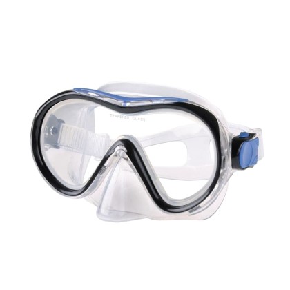 Μάσκα Κατάδυσης Σιλικόνης LINDO TR Blue - Scuba Force 61102