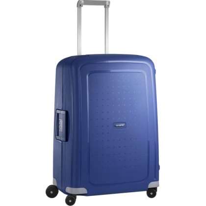 Βαλίτσα Μεσαία S'Cure Spinner με 4 Διπλές Ρόδες 69cm Μπλε - Sams