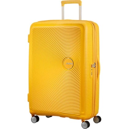 Βαλίτσα Μεγάλη Soundbox Spinner Expandable 77cm Κίτρινο Golden Y