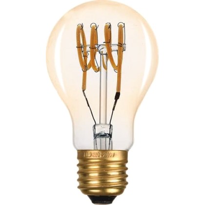 Λαμπτήρας LED diolamp Filament μελί Spiral Θερμό Λευκό Φώς (2700