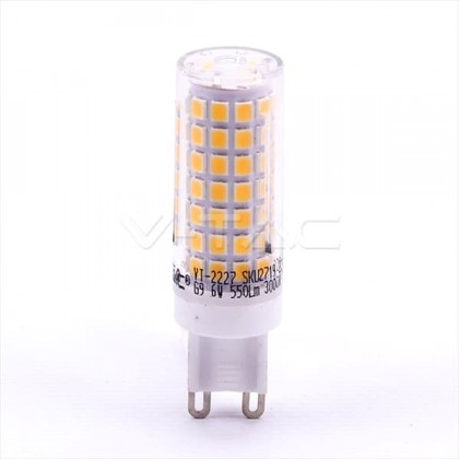 Λάμπα LED v-tac G9 SMD 6W/230v φυσικό λευκό 4000K Κωδικός: 2720