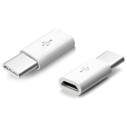Αντάπτορας v-tac Micro USB σε USB Type C λευκός Κωδικός: 8472