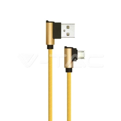 Καλώδιο Micro USB χρυσό 1m Diamond Series Κωδικός: 8637