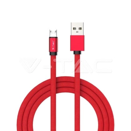 Καλώδιο Micro USB κόκκινο 1m Ruby Series Κωδικός: 8497