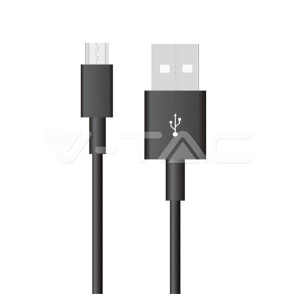 Καλώδιο Micro USB μαύρο 1m Pearl Series Κωδικός: 8481