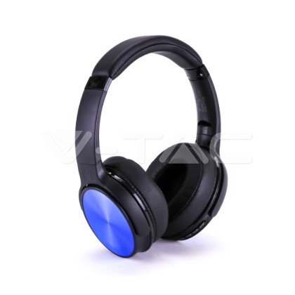 Bluetooth ασύρματα ακουστικά, σε μπλέ χρώμα – 500mah με rotatabl