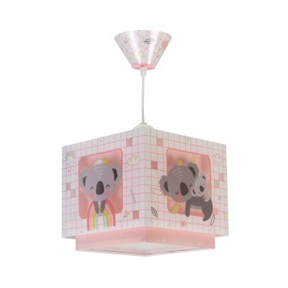 Φωτιστικό Οροφής Παιδικό Koala Pink 63262S - Ango
