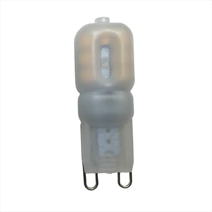 Λάμπα led diolamp g9 πλαστική μάτ (ψείρα) 3watt 230v φυσικό λευκ