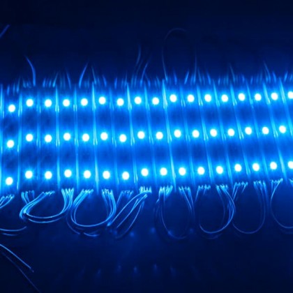 LED Module σέτ 20 τεμ 15watt 12v/dc μπλέ φώς για φωτισμό γραμμάτ