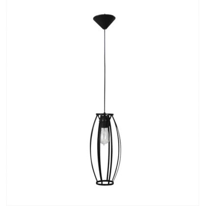 Φωτιστικό οροφής Heronia Lighting μονόφωτο μαύρο Ø 170mm (ντουί 