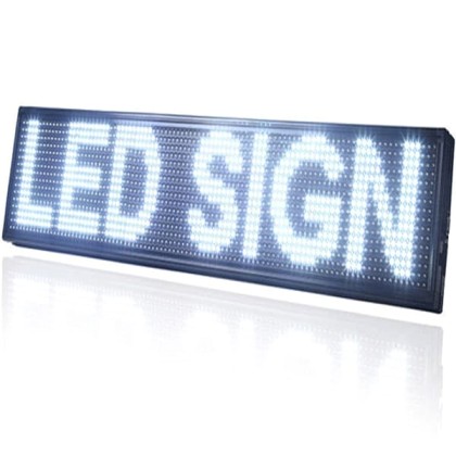 Ηλεκτρονική επιγραφή LED διπλής όψης 160 x 16 cm αδιάβροχη Ελλην