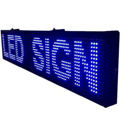 Ηλεκτρονική επιγραφή LED διπλής όψης 256 x 16 cm αδιάβροχη Ελλην