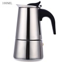 100ML 2-Cup Stainless Steel Mocha Espresso Latte Percolator Coff
