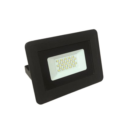Eurolamp Προβολέας LED SMD PLUS 20W Μαύρος IP65 6500K