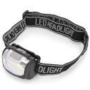 COB Headlight 3W Headlamp Camping Night LED High Power Torch Φακ
