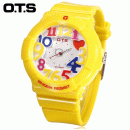 OTS 238L - A Children Quartz Sport Watch 5ATM Silicone Band Ster