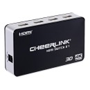 Cheerlink hsw0301bn hdmi switch 3 x 1 HDMI 1.4  4K x 2K 3D