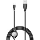 Baseus Regular USB to Lightning Cable Μαύρο 1.2m (Big Eye) caley