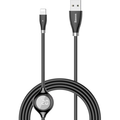 Baseus Regular USB to Lightning Cable Μαύρο 1.2m (Big Eye) caley
