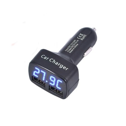 4 In 1 Dual USB Car Quick Charger DC 5V 3.1A Universal Voltage/t