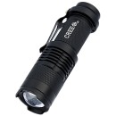 Φακός Waterproof LED Flashlight 3 Modes Zoomable Torch Penlight 