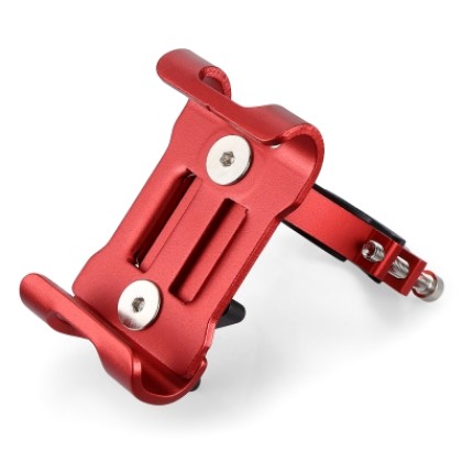 Aluminum Alloy Bicycle Motorcycle Mobile Phone Bracket  RED
