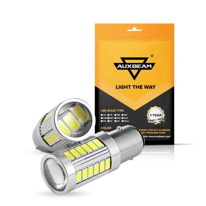 AUXBEAM (2pcs/set) 1157/BAY15D Brake Light/Spotlight White LED B