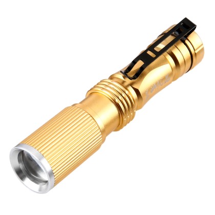 Φακός T6 LED 5W 350LM Mini Flashlight 3 Modes Torch Light GOLD