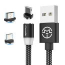 CaseMe 3 in 1 Magnetic Charger Cable Fast Charging USB 1m for iP