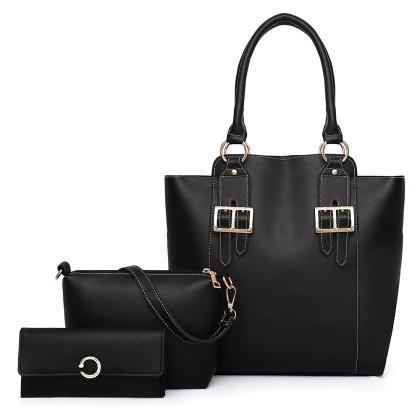 Τσάντα ώμου σετ 3 Κομμάτια Women Handbag Shoulder Bag Purse set 