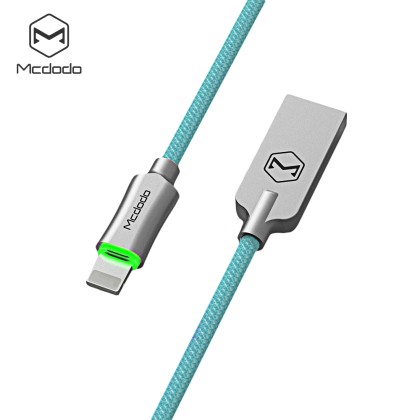 MCDODO CA - 390 Knight 8 Pin Charging Data Cable 1.2M BLUE
