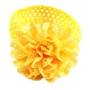 Βρεφική πλατιά κορδέλα λουλούδι κίτρινο