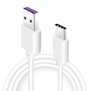 USB Type-C 5A Fast Charging Cable 1M White