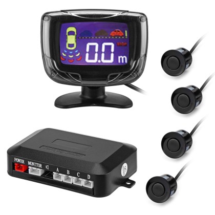 PZ500 LCD Car Parking Sensor Backup Reverse Rear View Radar Aler