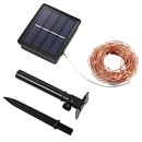 OEM P19 10M Solar LED String Copper Wire 100 LEDs IP65 Waterproo