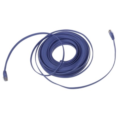 Καλώδιο Δικτύου UTP CAT6 Flat 1 μέτρο Μπλε