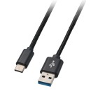 USB Type C Fast Charger Cable black 1m