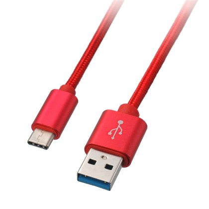 USB Type C Fast Charger Cable red