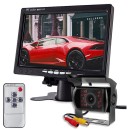 ZIQIAO 7 Inch Monitor Car IR Camera Rear View Display System For