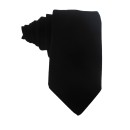 Μονόχρωμη Νεανική Ανδρική Γραβάτα 5cm- Ματ Μαύρη
