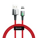 Baseus Zinc Magnetic USB Cable For Micro USB 2.4A 1m Red (CAMXC-