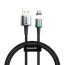 Baseus Zinc Magnetic USB Cable For Micro USB 2.4A 1m Black (CAMX