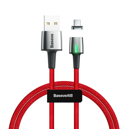 Baseus Type-C Magnetic Zinc cable 3A 1m Red (CATXC-A09)