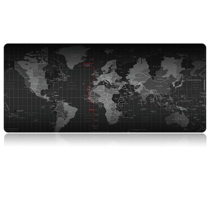 Large World Map Mouse Pad Gaming Mousepad Anti-slip Natural Rubb
