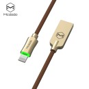 MCDODO CA - 390 Knight 8 Pin Charging Data Cable 1.2M GOLD